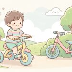 2歳の三輪車選び | キックバイクとの違いは？