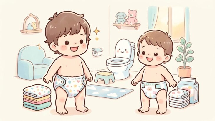 2歳のトイトレパンツ | 布と紙の使い分け完全ガイド
