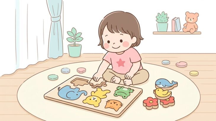 2歳のパズルデビュー完全ガイド | ピース数と選び方