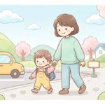 2歳の飛び出し防止 | 駐車場と道路の安全な教え方