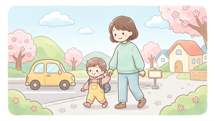 2歳の飛び出し防止 | 駐車場と道路の安全な教え方