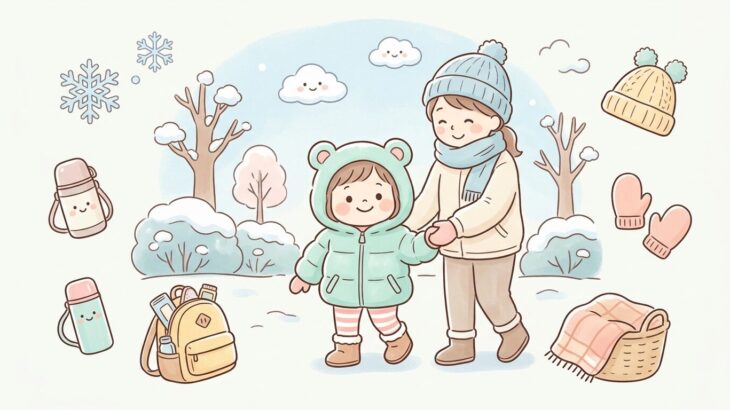 2歳の防寒対策 | 外遊び服装＆持ち物ガイド