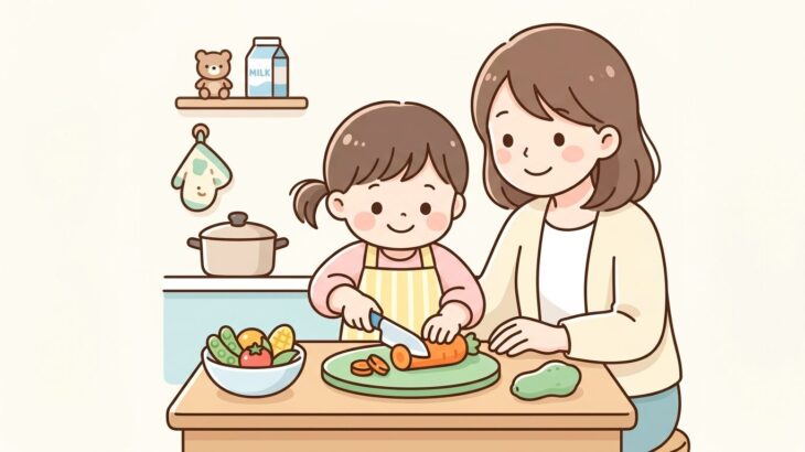 3歳の包丁デビュー完全ガイド | 安全な選び方と練習法