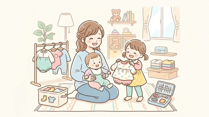 子ども服の節約術 | 年間予算とサイズアウト対策