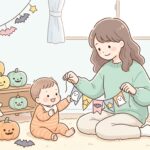 赤ちゃんと楽しむハロウィン飾り付け 簡単手作りデコ