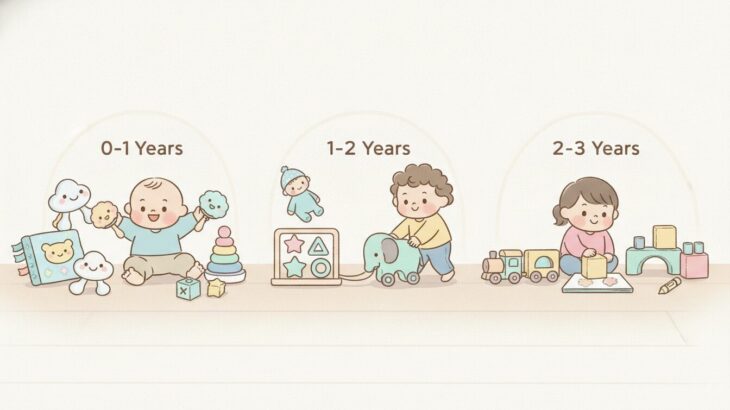 0〜3歳のおもちゃ選び方 | 発達に合う年齢別ガイド