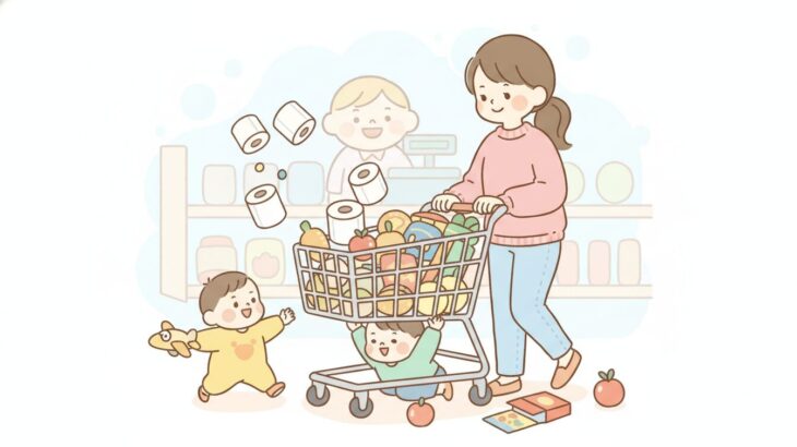 子連れ買い物あるある スーパーの試練と乗り切り方