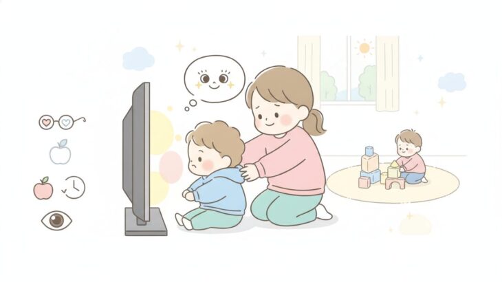 子どものテレビ距離が近い理由と視力を守る習慣