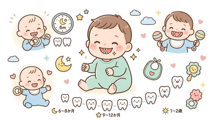 赤ちゃんの歯 本数と生える時期を月齢別に解説 | 2026年版