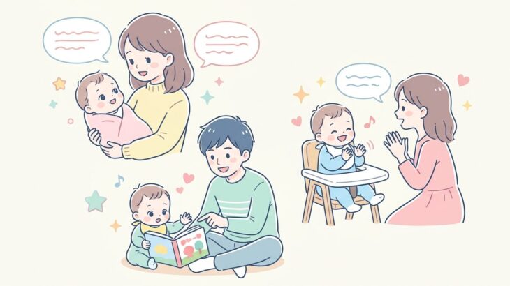 赤ちゃん語りかけ実例 | 月齢別の話しかけ方完全ガイド