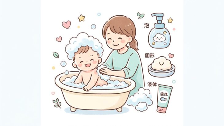 ベビーソープの選び方 | 泡・固形・液体の使い分け