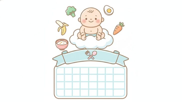 離乳食の食材チェック表 | 初めて食べた記録の付け方