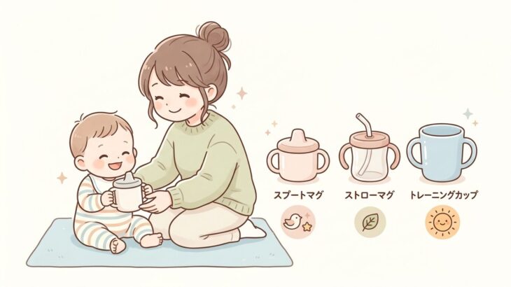 赤ちゃんのマグ選び方 | ステップアップの順番と月齢目安