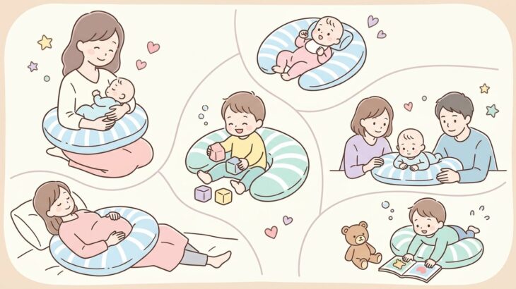 授乳クッション活用術 | 授乳以外の使い道アイデア集