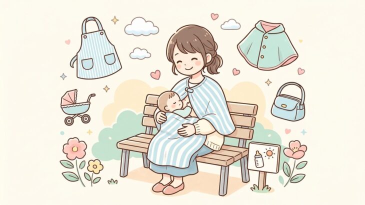 授乳ケープの使い方完全ガイド | 外出先の授乳場所の探し方