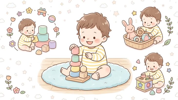 1歳の知育遊び完全ガイド | 月齢別おうちアイデア集2026