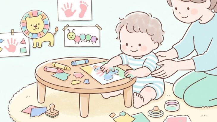 1歳児の工作アイデア | 安全に楽しむ製作遊び集