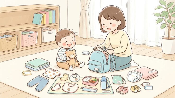 1歳の保育園入園準備 | 持ち物と名前つけ完全ガイド