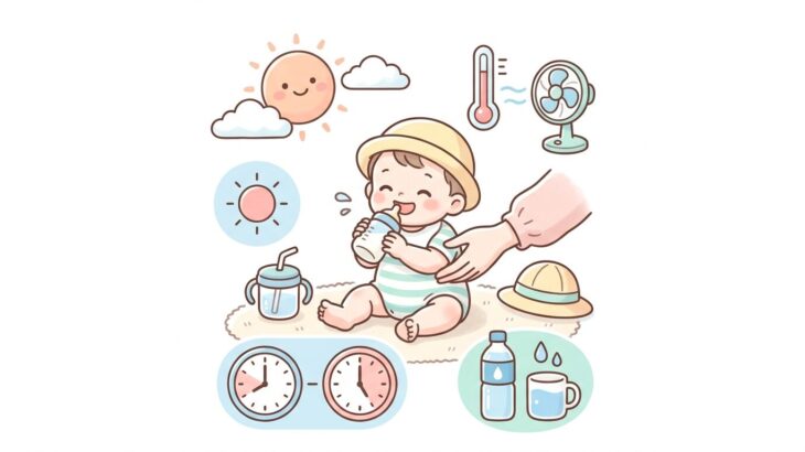 1歳の熱中症予防 | お出かけ時間と水分補給ガイド