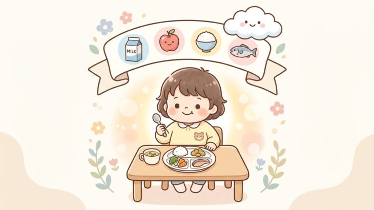 3歳の食事量早見表 | 1日に必要な量の目安がわかる