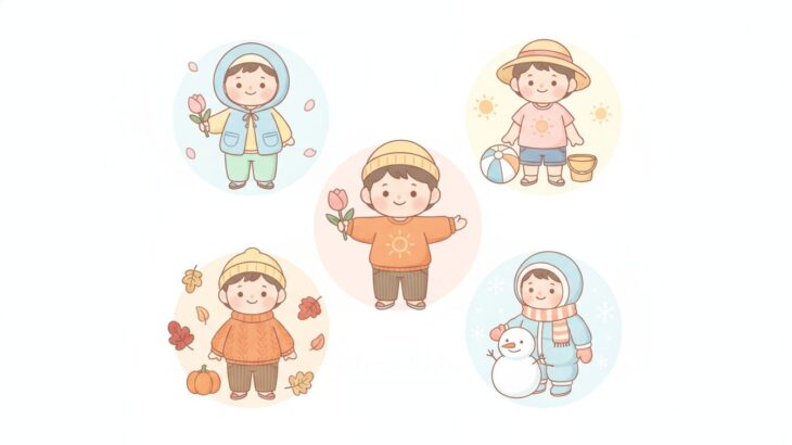 3歳の服装選び完全ガイド | 季節別お出かけ服の正解