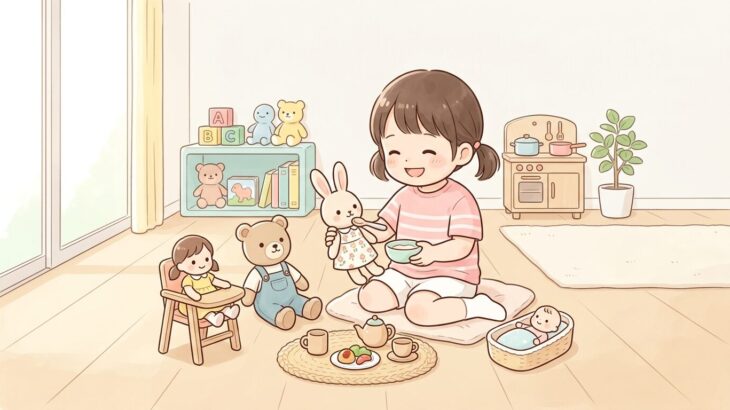 3歳の人形遊び | 発達を伸ばす関わり方