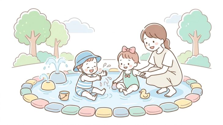子連れじゃぶじゃぶ池ガイド | 0〜3歳の安全な水遊び