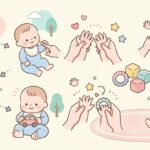 赤ちゃんの握力の発達 | 月齢別の目安と遊び方
