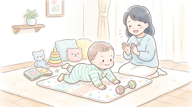 ずりばいはいつから？0歳の時期と遊び方ガイド