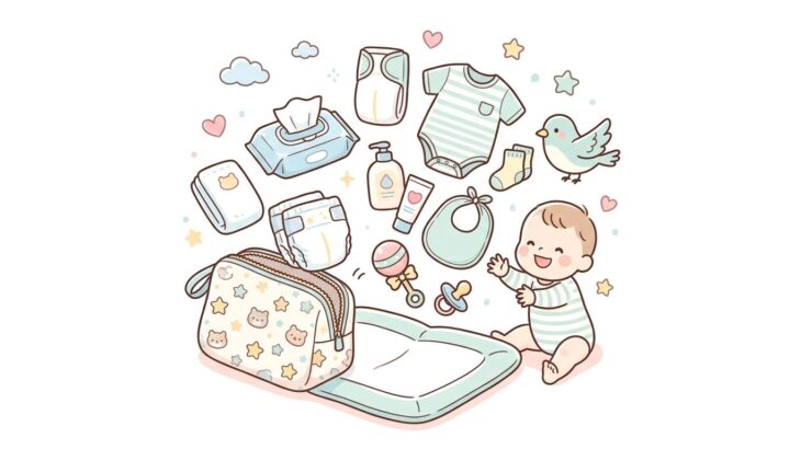 おむつポーチの中身完全ガイド | 外出必需品リスト