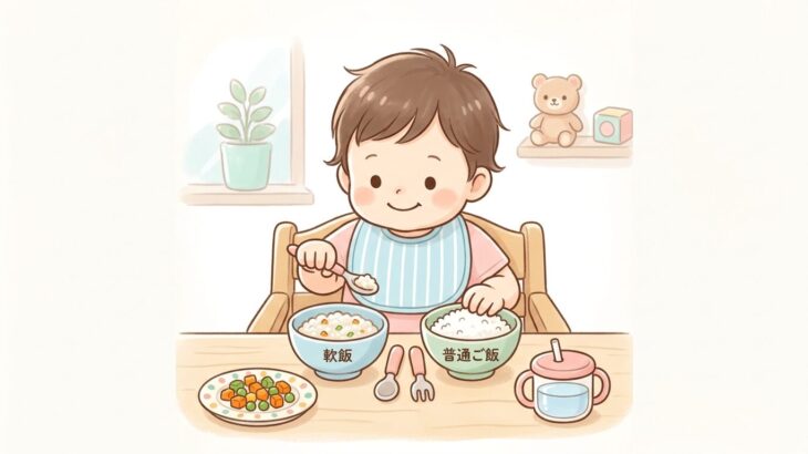 1歳の軟飯はいつまで？普通ご飯への移行時期と量の目安