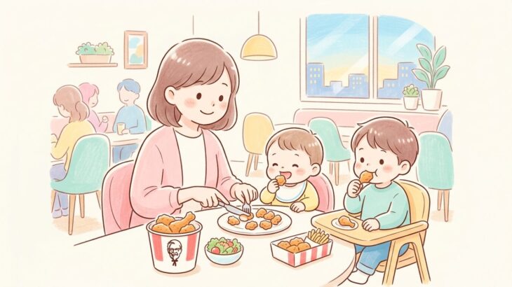ケンタッキー子連れ活用ガイド | 取り分けと席選びのコツ