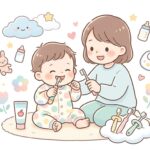 1歳の歯ブラシ選び方 | 自分磨きと仕上げ磨きのコツ