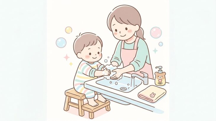 1歳の手洗い習慣 | 楽しく身につく声かけ術