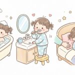 3歳の夜ルーティン完全ガイド | 寝るまでの流れ