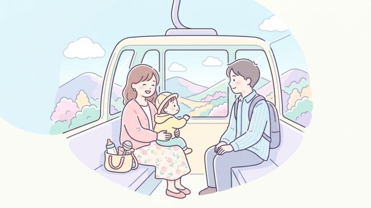 子連れロープウェイ完全ガイド | 0〜3歳の乗り方
