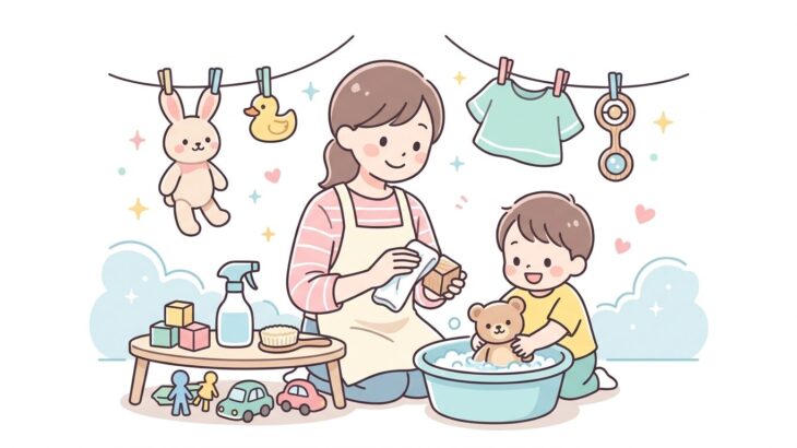 おもちゃのお手入れ完全ガイド | 素材別の洗い方と衛生管理