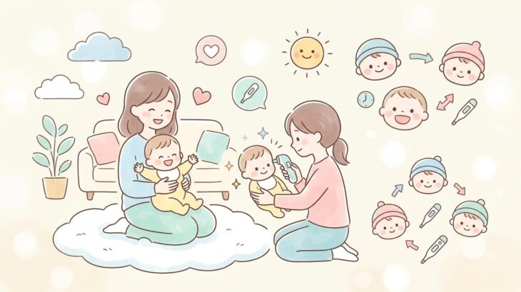 赤ちゃんの平熱は何度？月齢別の目安と正しい測り方