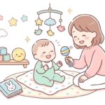 赤ちゃんの視力発達 | 月齢別に見える距離の目安