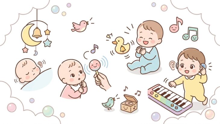 赤ちゃんの聴力発達ガイド | 月齢別の音への反応まとめ