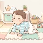 0歳のハイハイ練習ガイド | 時期と部屋の整え方
