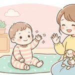 赤ちゃんのバイバイ・パチパチはいつから？時期と促し方