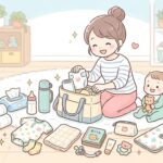 マザーズバッグの中身完全ガイド | 月齢別リスト