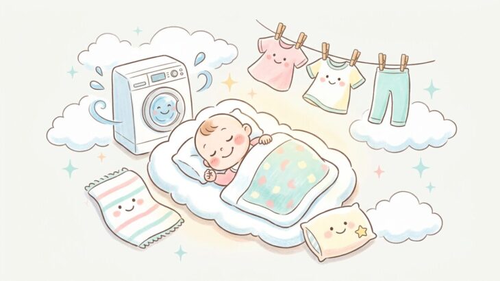 赤ちゃんの寝具洗濯頻度 | 清潔を保つ完全ガイド