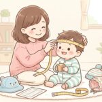 1歳の頭のサイズと帽子選び！測り方と目安を解説