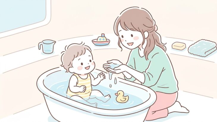 1歳の水慣れ完全ガイド | お風呂で顔に水を楽しく練習