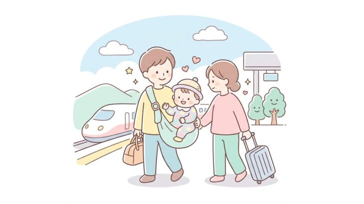 1歳の帰省完全ガイド | 移動と滞在の工夫