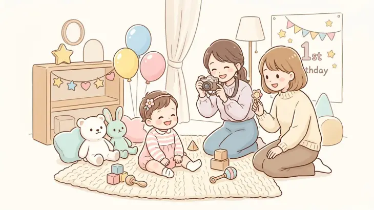 1歳の写真スタジオ撮影ガイド | 泣かせず可愛く残す秘訣