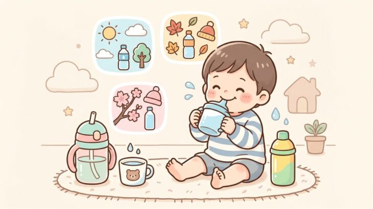2歳の1日の水分量目安 | 季節別の飲ませ方ガイド
