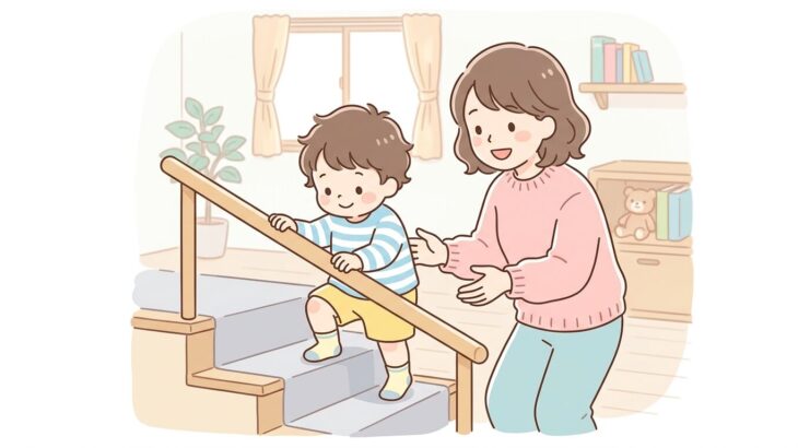 2歳の階段の上り下り | 安全な練習法と見守りのコツ